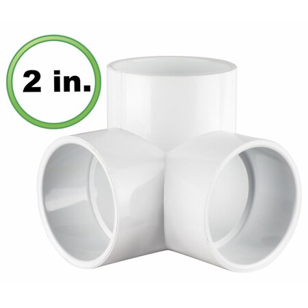 Circo Innovations 2 in. 3 Way L PVC Pipe Fitting - Utility Grade 36-U